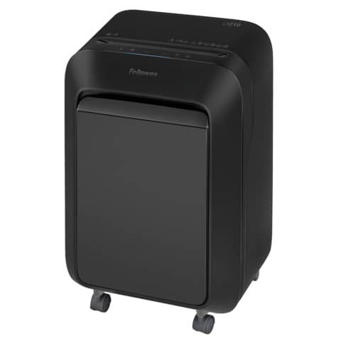 Distruggidocumenti uso moderato Fellowes Powershred LX210 - P-4 - 23 L - nero - taglio a miniframmenti 4x12 mm FW5502501